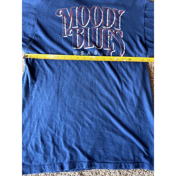 VTG Moody Blues ‘Summer Nights ‘84 USA Made Single Stitched XL Screen Stars Blue - Picture 5 of 6